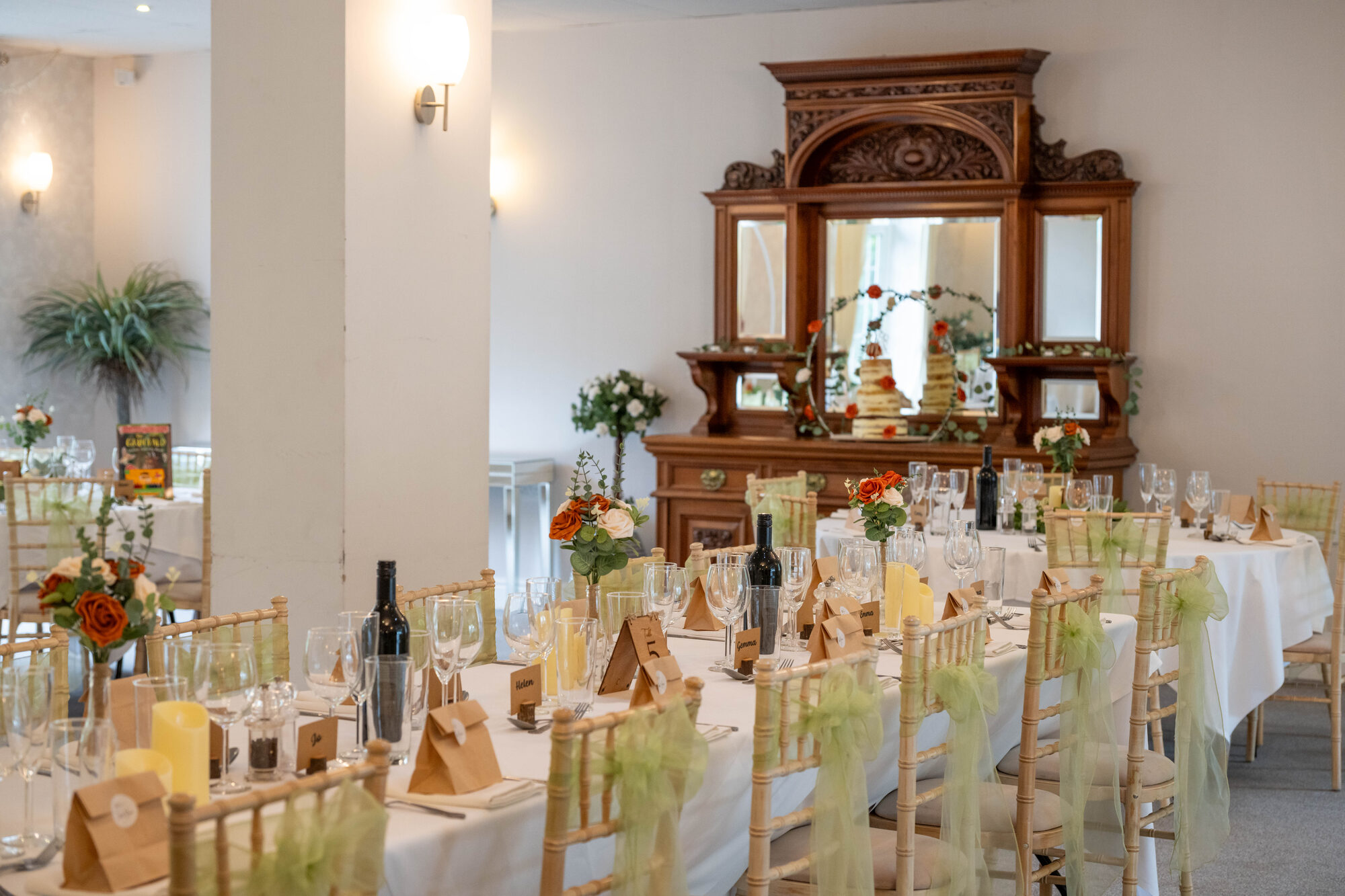 Indoor decorations at Fox & Hounds Chulmleigh