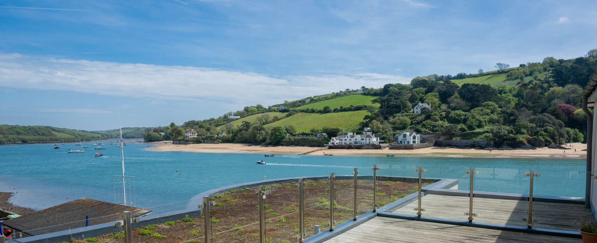 Front view of Salcombe Harbour Hotel wedding venue in Devon
