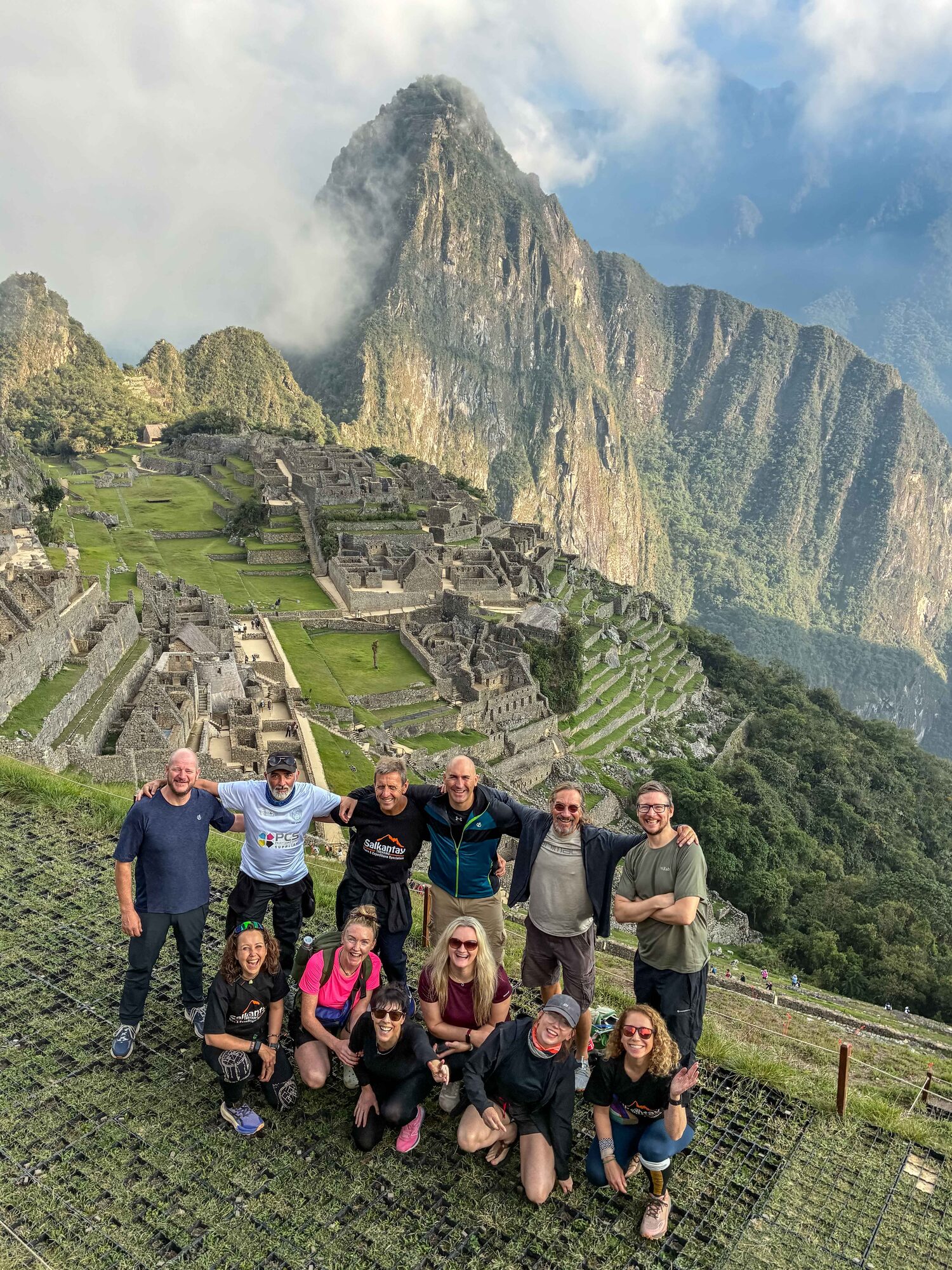HD Livin fundraising group during the Peru charity trek to Machu Picchu