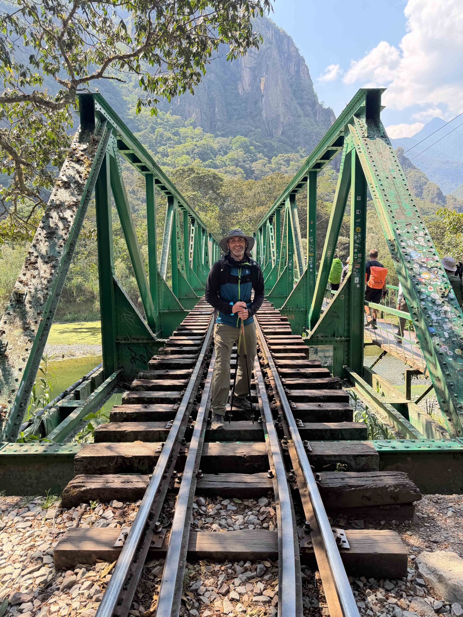 Railway route towards Aguas Calientes during the Salkantay Trek