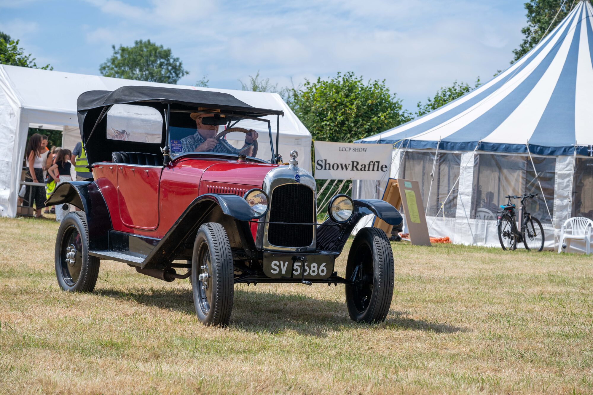 Classic car exhibit at LCCP Show