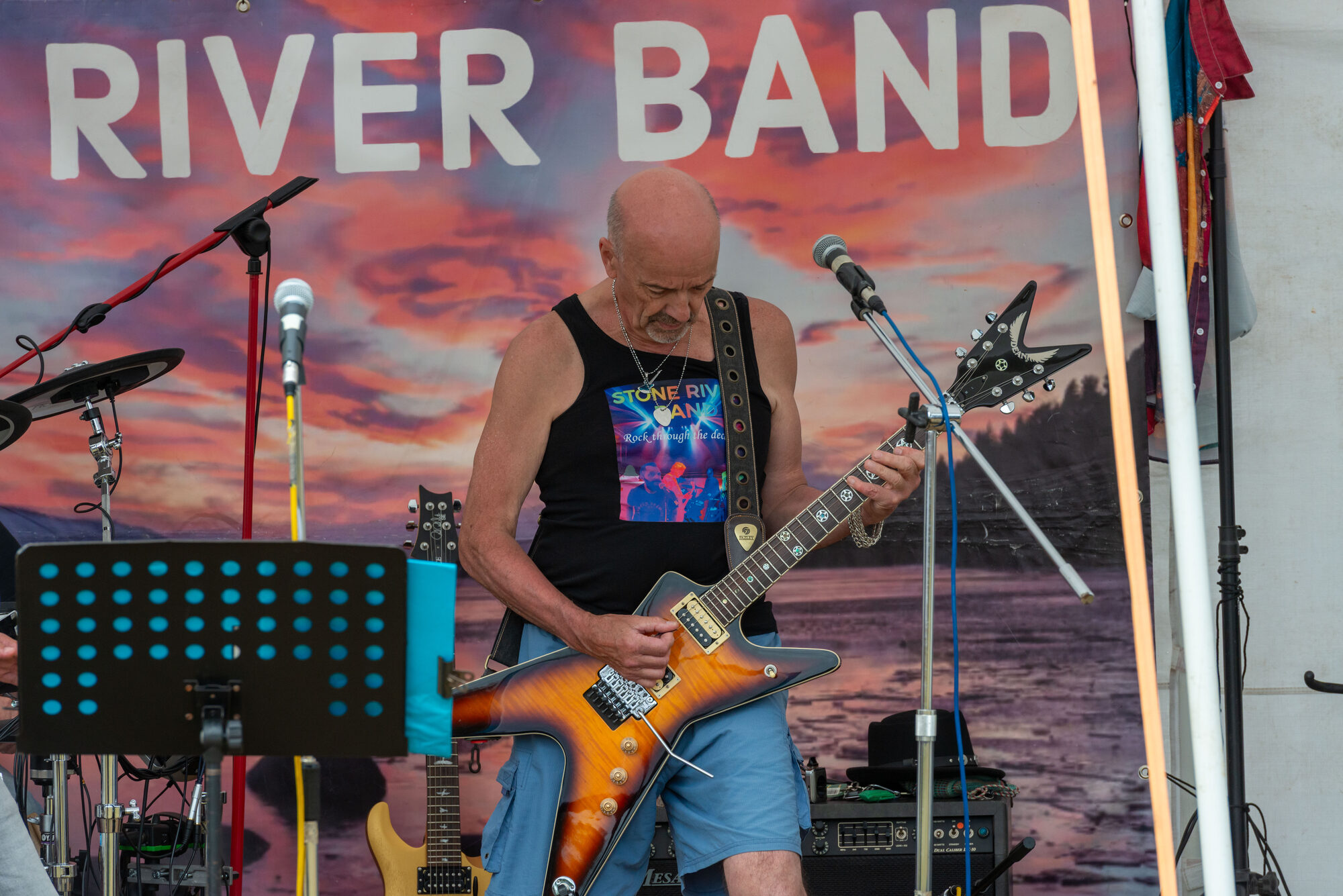 Stone River Band performing