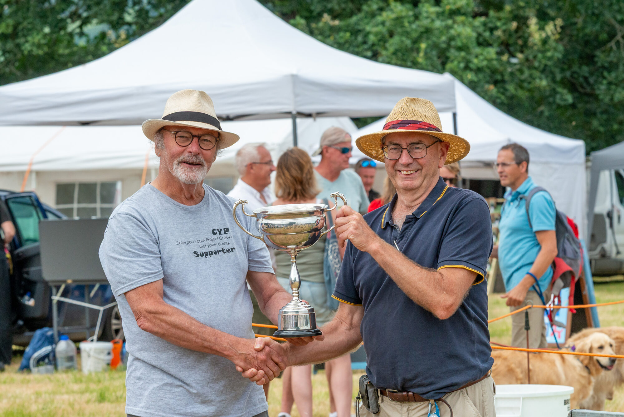 Prize giving at the show